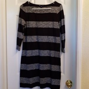 Black/gray Small GAP sweater dress